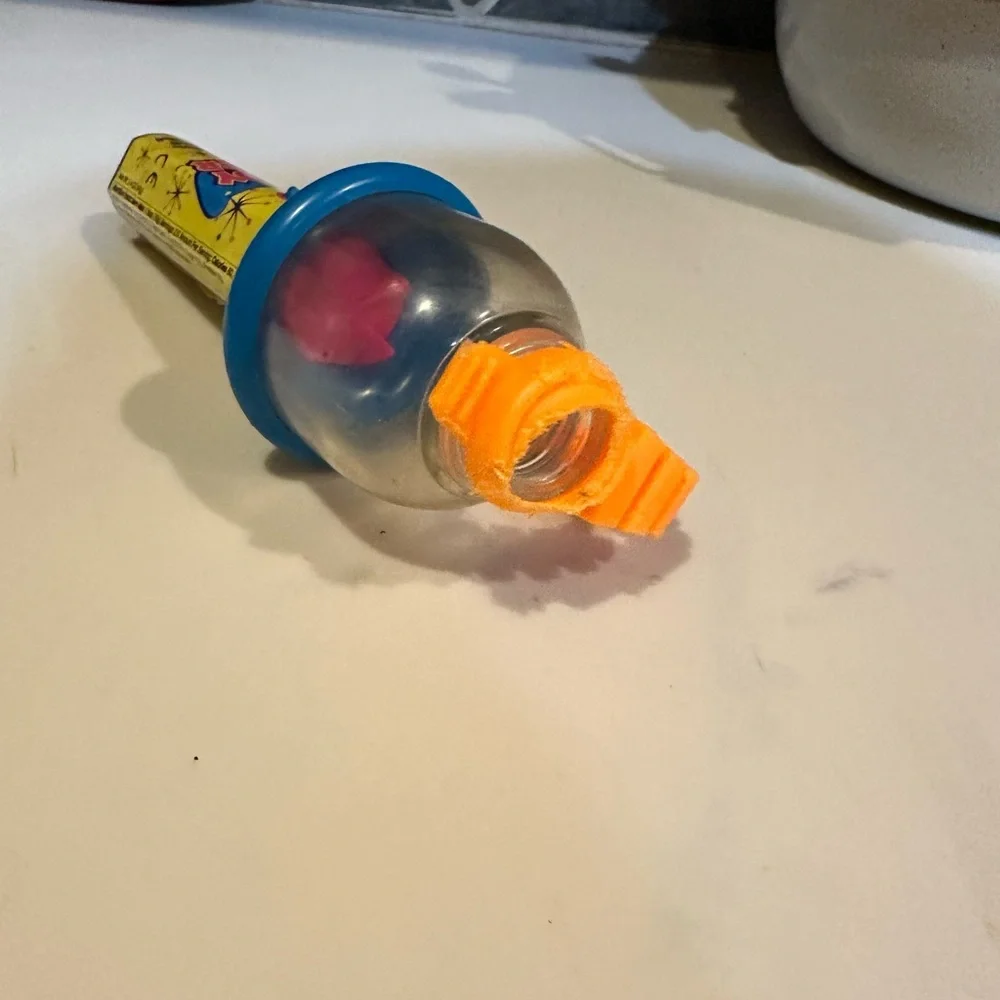 VTG 1995 CANDY POPPER FLAWED HANDHELD COLLECTIBLE SPINNER TOY 7” CAP TOYS, Inc